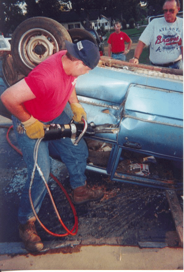 Billy on Jaws of Life